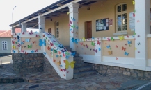 2012, 'Muse', Paper Installation. Goethe Centre Windhoek Boundary Wall