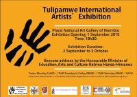 Poster Tulipamwe Artist Workshop